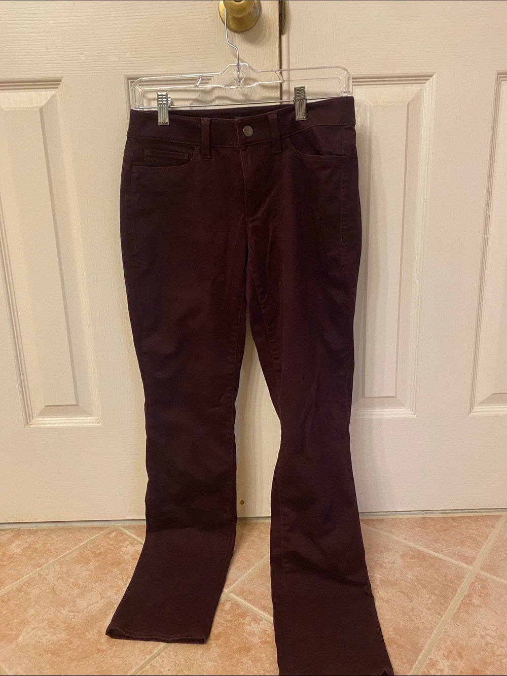 Ann Taylor Curvy Plum Trousers